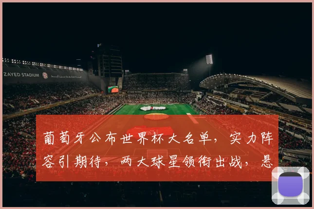 葡萄牙公布世界杯大名单，实力阵容引期待，两大球星领衔出战，悬念重重